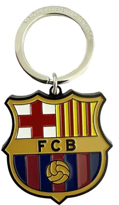 Produktbild von Schlüsselanhänger mit Wappen Barça, offizielle Kollektion des FC Barcelona