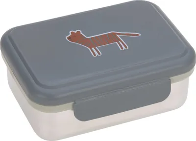 Produktbild von Lässig Brotdose Edelstahl Safari Tiger