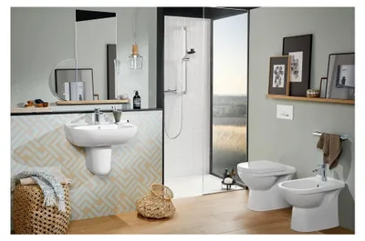 Produktbild von Weißer WC-Sitz mit Deckel