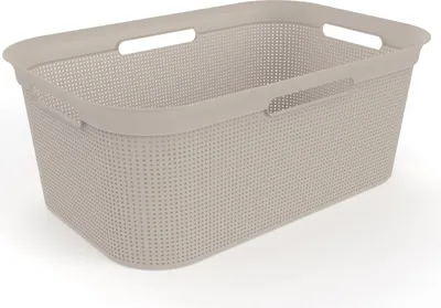 Immagine prodotto di Cesto per biancheria ROTHO Brisen 41l 59,6x39,6x23,2cm cappuccino 1 pz. 109581 (EKB)