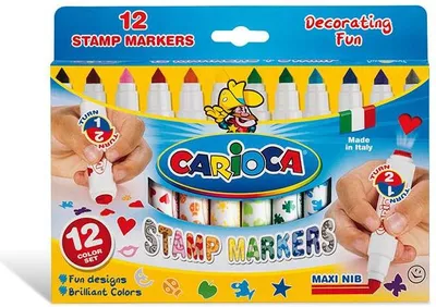 Immagine prodotto di Carioca Stamperello marcatore Multi Multicolore 12 pz