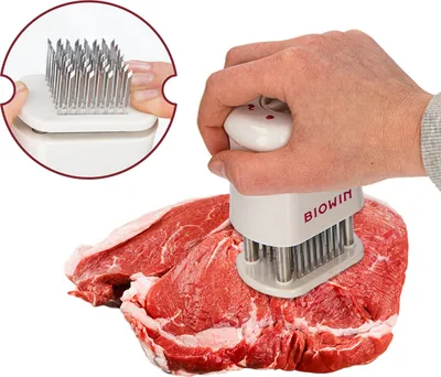 Produktbild von FLEICHZARTMACHER Stecher EDELSTAHL Steak Grill Schnitzel Küche Meat BBQ BROWIN