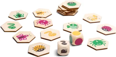 Image de BS Toys Jeu de recherche de bêtes en bois, 20 pièces