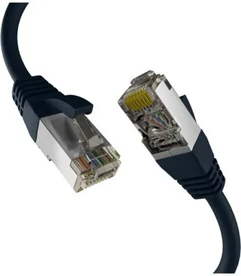 Produktbild von EFB Netzwerkkabel CAT8.1 S/FTP PIMF 40GB Ethernet Kupfer 15m schwarz