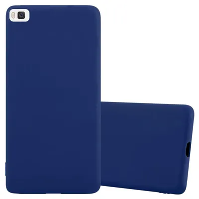 Produktbild von Cadorabo Hülle für Huawei P8 Schutzhülle in Blau Handyhülle TPU Silikon Etui Case Cover