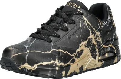Produktbild von Skecher Uno - Marble Marvel Sneakers Damen 155584 BBK Schwarz , Schuhgröße:40 EU