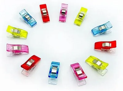 Produktbild von Famanu Nähclips Set 12 Stück - Bunte Farben
