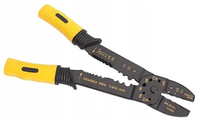Produktbild von Pro-Technik ASC9 Abisolierzange mit Schraubenschneider und Crimpfunktion