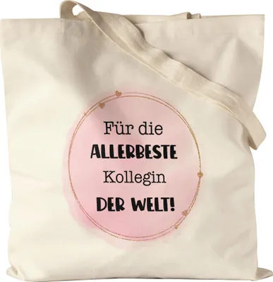 Produktbild von Für die allerbeste Kollegin der Welt Jutebeutel Büro Abschiedsgeschenk Lieblingskollegin Abschied