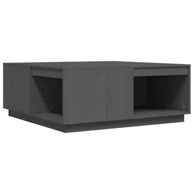 Produktbild von vidaXL Couchtisch Grau 100x101x40,5 cm Massivholz Kiefer