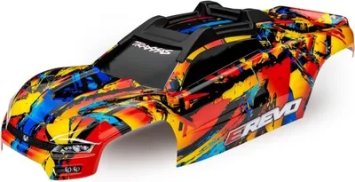 Imagen del producto de Carrocería Traxxas para el modelo E-Revo, color Solar Flare