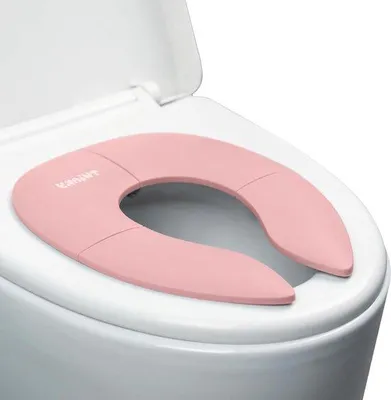 Productafbeelding van Mini Potty - Toilet Trainer Baby - Zindelijkheidstraining - Opvouwbaar en Compact - 29 x 36 x 2.5 cm - Roze