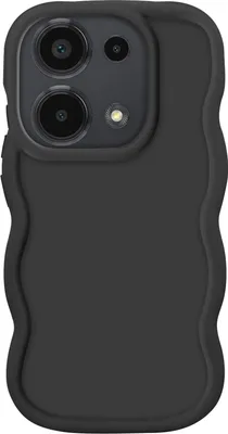Produktbild von Avizar, Hülle für Xiaomi Note 13 Pro/Poco M6 Pro Silikon Stoßfest, Schwarz