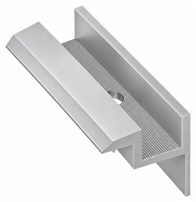 Produktbild von Endklemme silber für 30mm Solarmodul Aluminium Korrosionsbeständig Solar PV Modul Montage Halterung Befestigung Set Panel