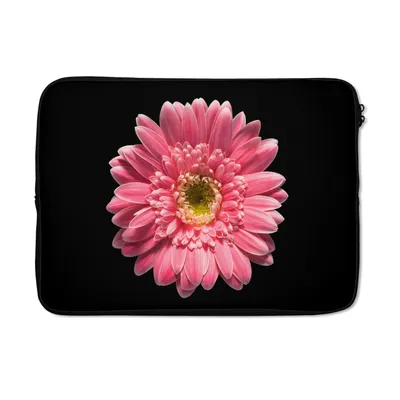 Produktbild von MuchoWow® Laptop Hülle 14 ZollBlume - Rosa - Natur Laptoptasche - Laptoptasche - Stoßsicher - Schutzhaube