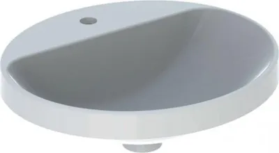 Produktbild von Geberit Geberit Einbauwaschtisch VariForm oval 500x450mm m HL o ÜL we KT