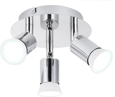 Produktbild von ELFELAND 220V LED Decken-Leuchte Lampe GU10 Wand-Spot Strahler 3-flammig Wohnzimmer DE