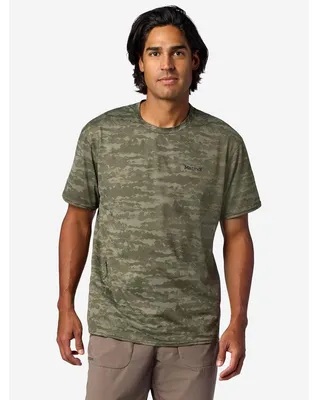 Produktbild von Marmot Herren Hemd Airexchange UPF 50 Crew Short Sleeve Oliv XXL