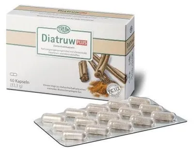 Produktbild von Diatruw Plus Zimtextraktkapseln 60 St