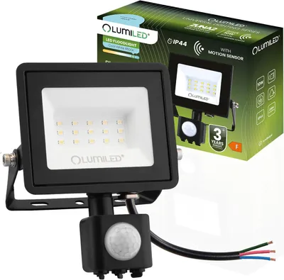 Produktbild von LUMILED LED Strahler 10W Außenstrahler 900Lm Fluter Strahler für Außen IP44 spritzwasserdicht 6500K Kaltweiß Scheinwerfer Flutlichter Bewegungssensor