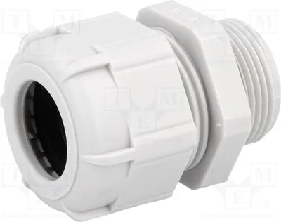 Obrázok produktu pre 5 x káblové priechodky, sivé, priemer 1,5 mm, závit M25, materiál UL94V-2, 4925 n, stupeň krytia IP68