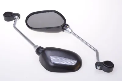 Produktbild von 2er Fahrradspiegel Lenkerspiegel mit Reflektor