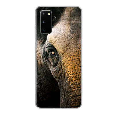 Produktbild von MuchoWow® Handyhülle Schutzhülle Hülle für Samsung Galaxy S20 Elefant - Nahaufnahme - Tiere - Natur Silikon Softcase Handy Hülle - Bild
