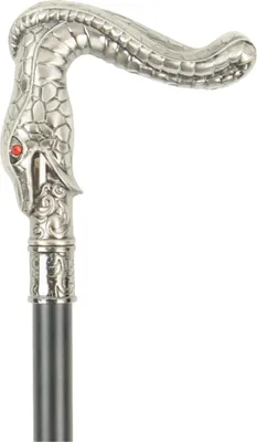 Produktbild von Spazierstock mit Schlangengriff als Kostümzubehör für Halloween