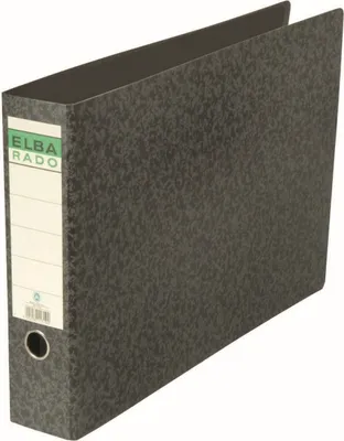 Produktbild von Ordnerbox mit Hebelmechanik Elba Schwarz 47 x 32 x 8 cm (10 Stück)