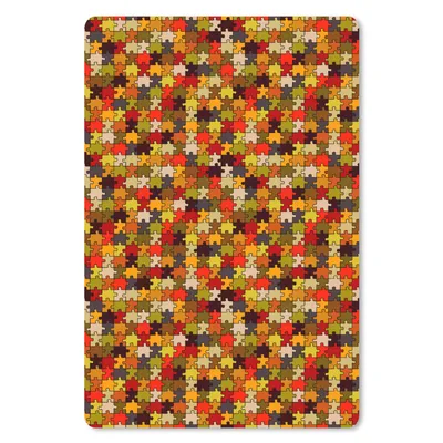 Produktbild von MuchoWow® Mauspad Mousepad Puzzle - Muster - Herbst 18x27 cm - Mousepads - Maus Mat - Pad - Mausunterlage