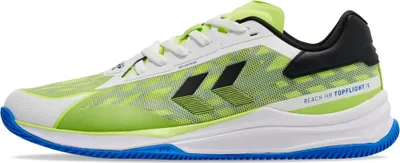 Produktbild von Hummel HB TopFlight Pro Indoor Hallenschuhe Sportschuhe Handballschuhe grün/weiss/blau 230728-6698, Schuhgröße:46 EU