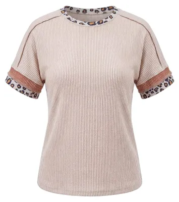 Image de T-shirt pour femmes BIANY - beige, taille M