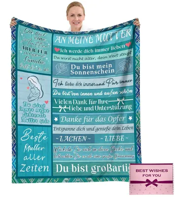 Immagine prodotto di Una coperta morbida come regalo per la mamma