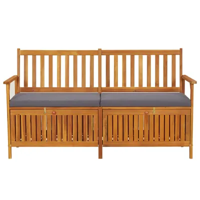 Produktbild von vidaXL Truhenbank mit Kissen 148 cm Massivholz Akazie