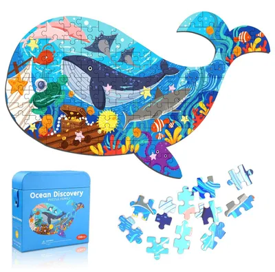 Produktbild von Walpuzzle für Kinder, 108 Teile