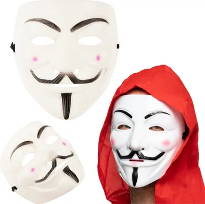 Produktbild von Maska Anonymous Vendetta Stoppen Acta Halloween ANONYMOUS