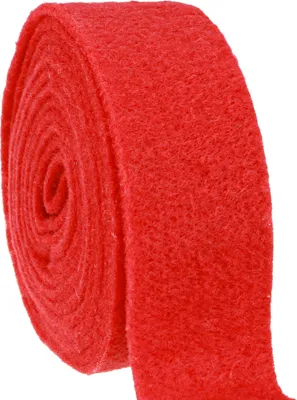 Produktbild von Filzband Rot 7,5cm 5m Weihnachtsdeko Wollband Tischläufer Adventskranz