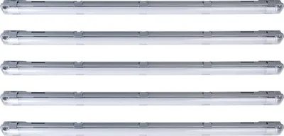 Produktbild von 5er Set LED Wannenlampen, Tageslicht, L 157 cm, VT-15028