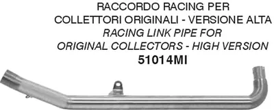Produktbild von ARROW Racing-Zwischenrohr für Aprilia RS4 125 2017- , ohne Katalysator