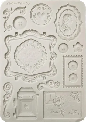 Produktbild von Silikonform A5 "Quiet Days - Plates"