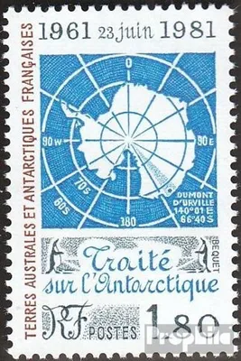 Produktbild von Briefmarken Französ. Gebiete Antarktis 1981 Mi 157 (kompl.Ausg.) postfrisch Antarktisvertrag