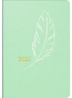 Produktbild von rido/idé 7011055027 Taschenkalender Mod. partner/Industrie I 2027 "Feather" A7, Textil