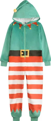 Immagine prodotto di Show Me The Merch - Abbigliamento da notte tutto in uno per bambini NS9473 (92) (Verde/Rosso/Bianco)