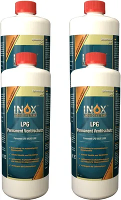 Produktbild von INOX LPG Autogas Ventilschutz 4x1L Reiniger für Autos mit Gasanlage Valve Saver