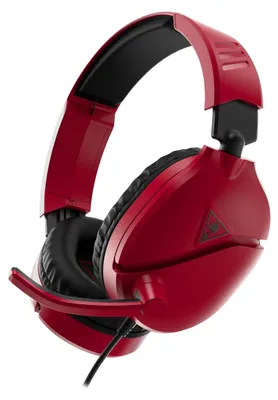 Produktbild von Turtle Beach Recon 70 Multiplattform-Gaming-Headset mit Kabel, PS5/PC/XBOX – rot / schwarz