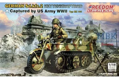 Produktbild von FREEDOM FDM16004 German Sd.kfz. 2 Kettenkrad captured by US Army