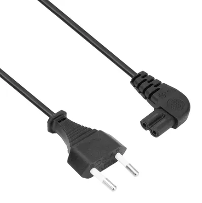 Image de ACT AK5019 Câble d'alimentation Noir 2 m CEE7/16 Coupleur C7 (AK5019)