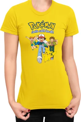 Immagine prodotto di Maglietta da donna Japan Manga Anime Comics Pokemon 010, Lady XS , Jaune