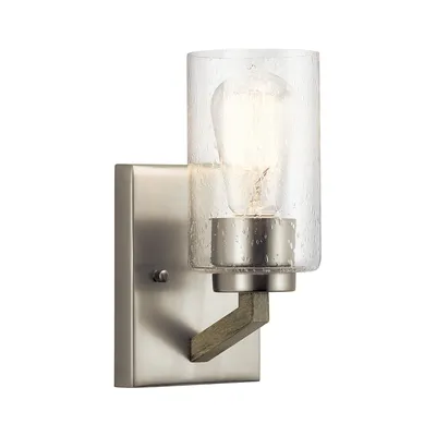 Image de Applique minimaliste en verre gris Deryn 1xE27 60W Kichler