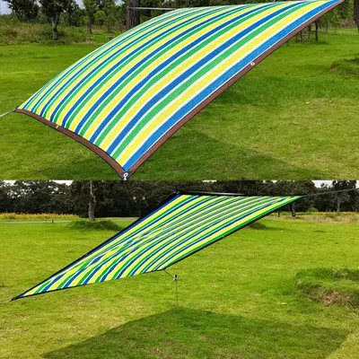 Produktbild von Sonnensegel 4x4 m, Schattierungsnetz mit ösen 4x4m wärme- und lichtdämmend Schattennetz Gewächshaus 95% Sonnenschutz Netz Garten Balkon Terrasse